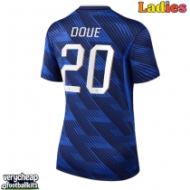 France Desire Doue #20 Replica Home Shirt Ladies World Cup 2026 Short Sleeve